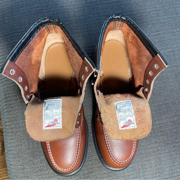 Red Wing 8249 Moc Steel Toe Supersole 9.5 3E - Picture 2 of 13